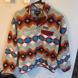 Patagonia Synchilla Pull Over button neck sweatshirt